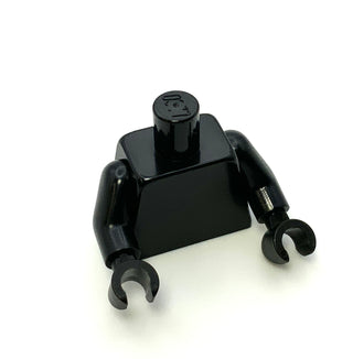 Torso Plain/Arms/Hands, Part# 973c000 Part LEGO® Black