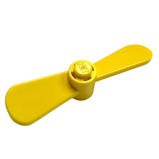 Propeller 2 Blade Twisted, Part# 4745 Part LEGO® Yellow