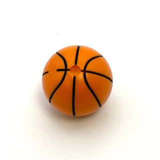 Basketball Printed, Part# 43702pb02 Part LEGO® Orange