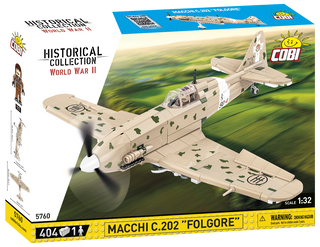 COBI Macchi C.202 "Folgore" Fighter : Set #5760 Cobi Kit Cobi Toys