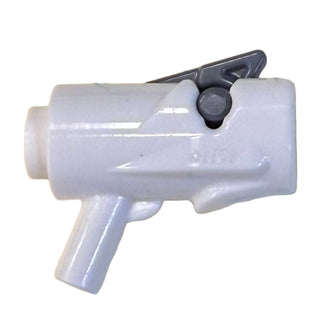 Minifigure, Weapon Gun Mini Blaster / Shooter Part#15391c01 Part LEGO® White