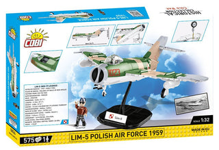 COBI LIM-5 Polish Air Force 1959 Jet: Set #5824 Cobi Kit Cobi Toys