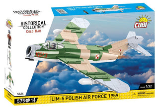 COBI LIM-5 Polish Air Force 1959 Jet: Set #5824 Cobi Kit Cobi Toys