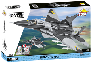 COBI MIG-29 (UA/PL) Jet Fighter : Set #5840 Cobi Kit Cobi Toys