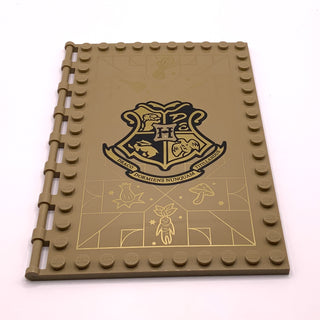 Tile, Modified 10 x 16 with Studs on Edges and Bar Handles with Hogwarts Herbology Class and Leaves, Climbing Plants, Hufflepuff Class, Flower Pots and Jar Pattern on Inside (Stickers), Part# 69934pb010 Part LEGO®