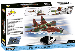 COBI MIG-29 (East Germany) Jet Fighter: Set #5851 Cobi Kit Cobi Toys