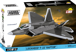 COBI Lockheed F-22 Raptor Fighter Jet : Set #5855 Cobi Kit Cobi Toys