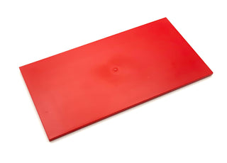 Tile 8x16 with Bottom Tubes, Textured Surface, Part# 90498 Part LEGO® Red 1 Part