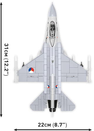 COBI F-16 AM Fighting Falcon Fighter (Dutch Air Force) : Set #5896 Cobi Kit Cobi Toys