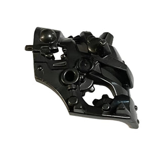 Hero Factory Mask, Half (Splitface), Part# 98580 Part LEGO® Pearl Dark Gray