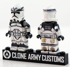 P2 Wolfpack Trooper (Dark Gray)- CAC Custom minifigure Clone Army Customs
