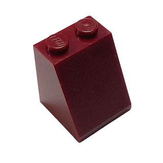 Slope 65 2x2x2 with Bottom Tube, Part# 3678b Part LEGO® Dark Red 1 Part