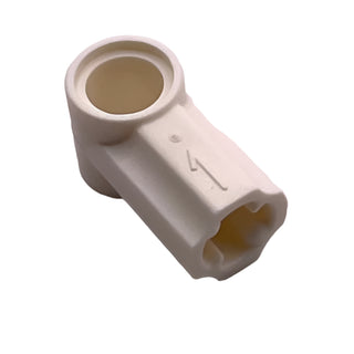 Technic, Axle and Pin Connector Angled #1, Part# 32013 Part LEGO® White