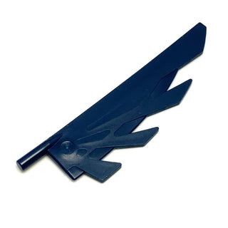 Wing 9L with Stylized Feathers, Part# 11091 Part LEGO® Dark Blue  