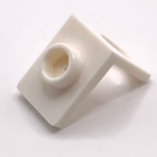 Minifigure Neck Bracket with Back Stud (Thick Back wall), Part# 28974 Part LEGO® White