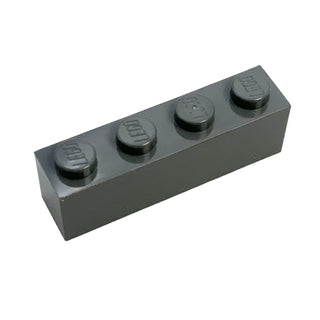 Brick 1x4, Part# 3010 Part LEGO® Dark Bluish Gray