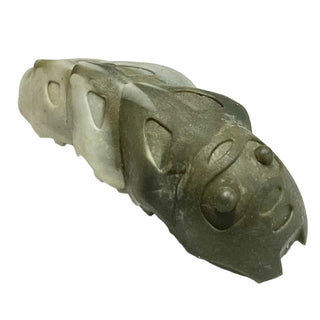 Bionicle Rahkshi Kraata Stage 5 with Marbled Pattern, Part# kraata5 Part LEGO® Pearl Dark Gray Head (Pearl Light Gray Tail)