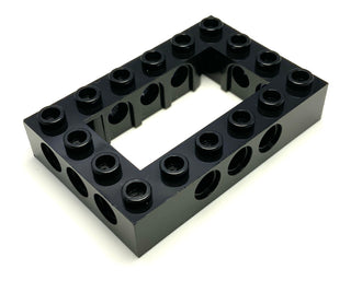 Technic, Brick 4x6 Open Center, Part# 32531 Part LEGO® Black  