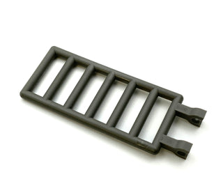 Bar, Ladder 7x3 with Two Clips, Part# 6020 Part LEGO® Dark Gray 1 Part