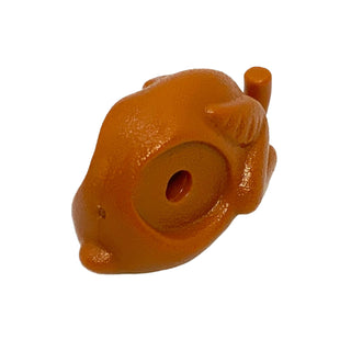 Turkey Body (No Drumsticks), Type 1, Part# 33048 Part LEGO® Dark Orange