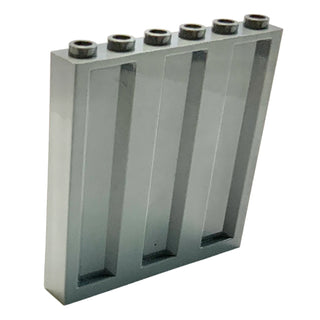 Panel 1x6x5 with Corrugated Profile Part# 23405 Part LEGO® Dark Bluish Gray