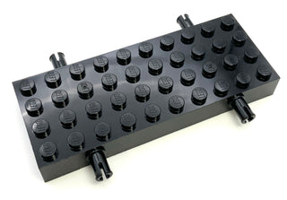 Brick, Modified 4x10 with 4 Pins, Part# 30076 Part LEGO® Black