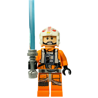 Luke Skywalker - Pilot, sw1139 Minifigure LEGO® Like New - With Lightsaber
