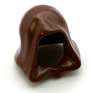 Minifigure Headgear, Jedi Hood, Part# 30381 Part LEGO® Reddish Brown