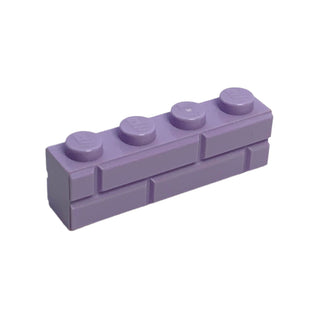 Brick, Modified 1x4 with Masonry Profile, Part# 15533 Part LEGO® Lavender 1 Part