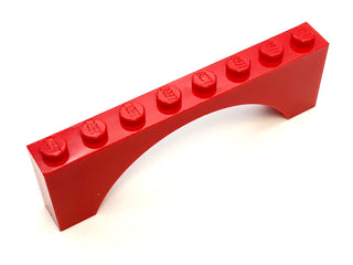 Arch 1x8x2, Part# 3308 Part LEGO® Red  