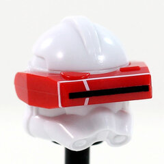 RP2 Detail White Print Red Macrobinoculars- CAC Custom Headgear Accessory Clone Army Customs