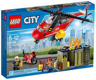 Fire Response Unit, 60108 Building Kit LEGO®