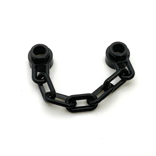 Chain with 5 Links, Part# 92338 Part LEGO® Black