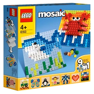 A World of LEGO Mosaic 9 in 1, 6163 Building Kit LEGO®