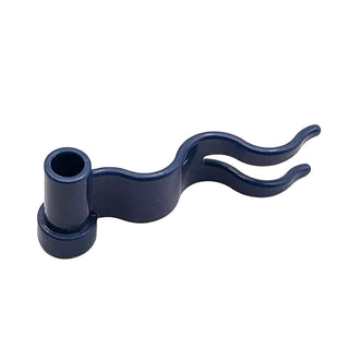 Flag 4x1 Wave Right, Part# 4495b Part LEGO® Dark Blue