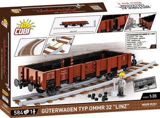 COBI Guterwagen TYP OMMR 32 "Linz" Train Car : Set #6285 Cobi Kit Cobi Toys
