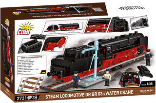 COBI EXECUTIVE EDITION Steam Locomotive DR BR 03 Train & Water Crane : Set #6286 Cobi Kit Cobi Toys