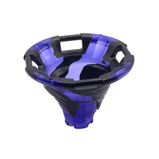 Tornado of Spinjitzu with Bar Handles on Top Edge with Molded Black Spiral Pattern, Part# 40923pb07 Part LEGO® Trans-Purple