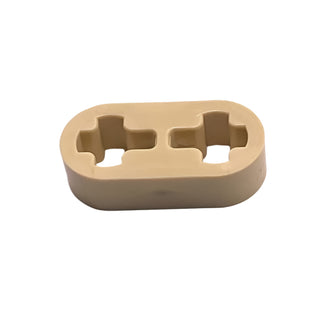 Technic, Liftarm Thin 1x2 (Axle Holes), Part# 41677 Part LEGO® Tan