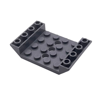 Slope, Inverted 45 6x4 Double with 4x4 Cutout and 3 Holes, Part# 60219 Part LEGO® Dark Bluish Gray