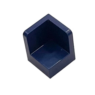 Panel 1 x 1 x 1 Corner, Part# 6231 Part LEGO® Dark Blue