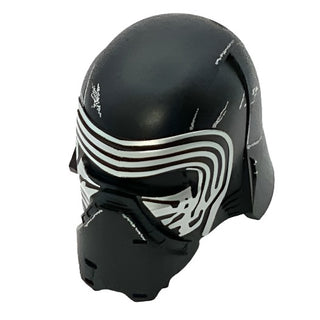 Large Figure Head Modified SW Kylo Ren Pattern, Part# 24899pb01 Part LEGO® Very Good