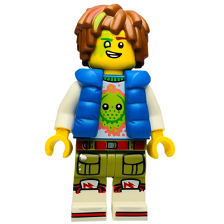 Mateo - Z-Blob Shirt, Blue Puffer Vest, drm053 Minifigure LEGO®