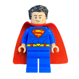 Superman - Blue Suit, Spongy Cape, Tousled Hair / Red Eyes, sh1006 Minifigure LEGO®
