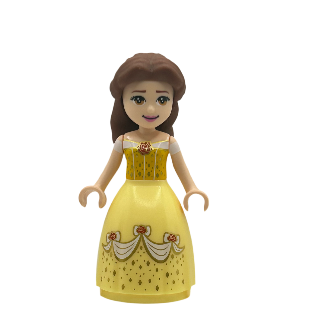 Belle, Dress With Red Roses, White Sleeves, Dp096 – United Brick Co®