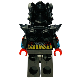 Lord Ras - Red Markings, Black Shoulder Armor, njo0927 Minifigure LEGO®
