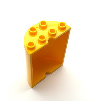 Cylinder Half 2x4x4, Part# 6259 Part LEGO® Bright Light Orange  