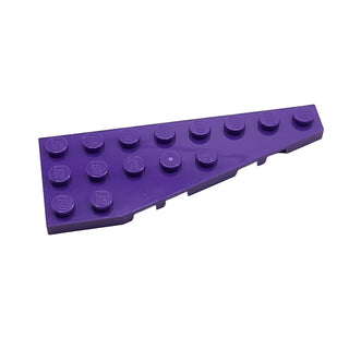 Wedge, Plate 8 x 3 Pentagonal Right, Part# 50304 Part LEGO® Dark Purple