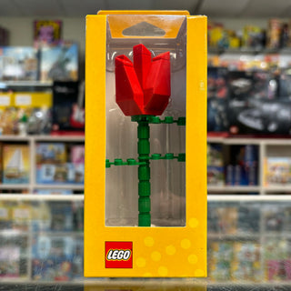 Red Rose (Glued) - 852786 Building Kit LEGO®