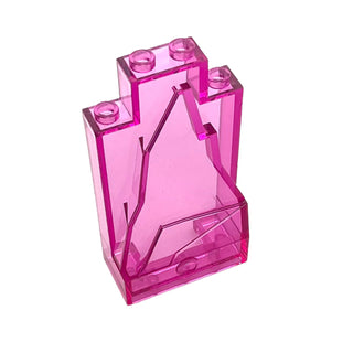 Rock Panel 2 x 4 x 6 Part# 47847 Part LEGO® Trans-Dark Pink 1 Part